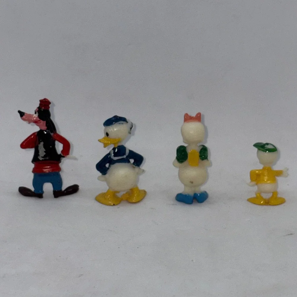 Vintage Disneykins 14pc Miniature Figures Marx HK-6760 Mickey Dumbo Peter Pan